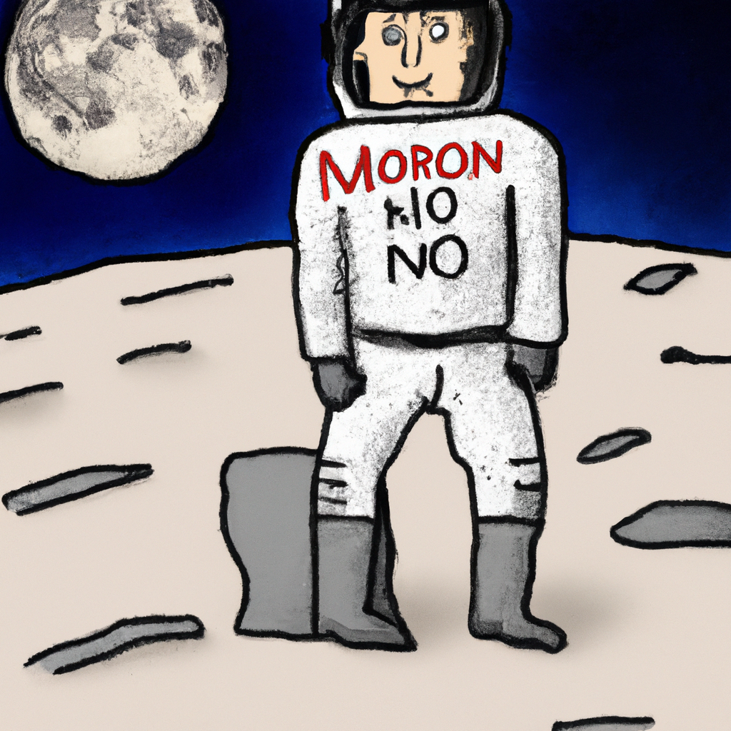 First British person on the moon